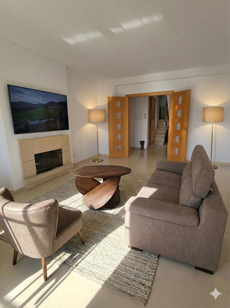 Enhanced listing photo after editing and staging treatment